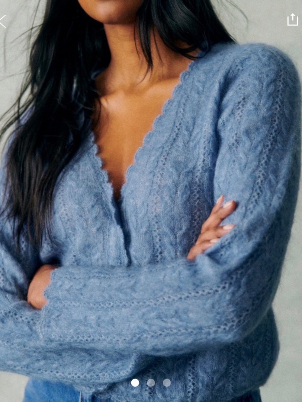 Sezane Antony Cardigan Sweater (S)
